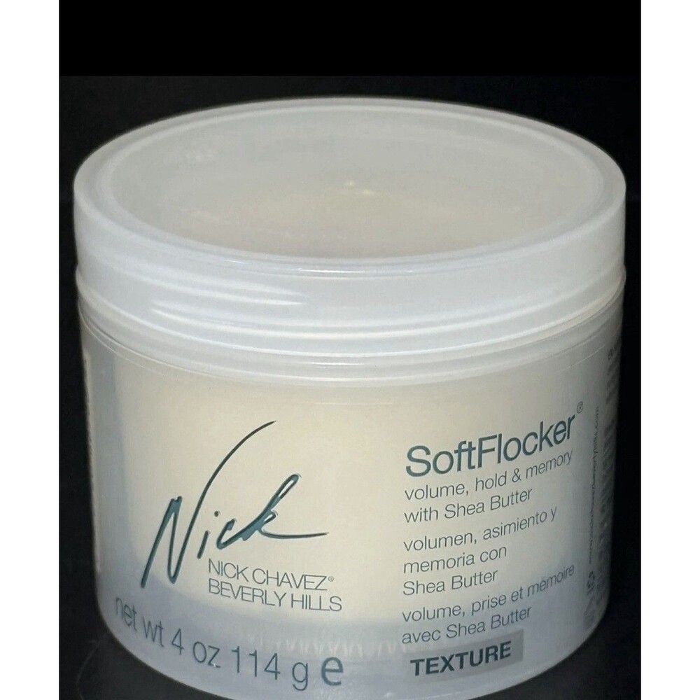Nick Chavez Soft Flocker Volume Hold & Memory w Shea - Texture 4oz JUMBO New